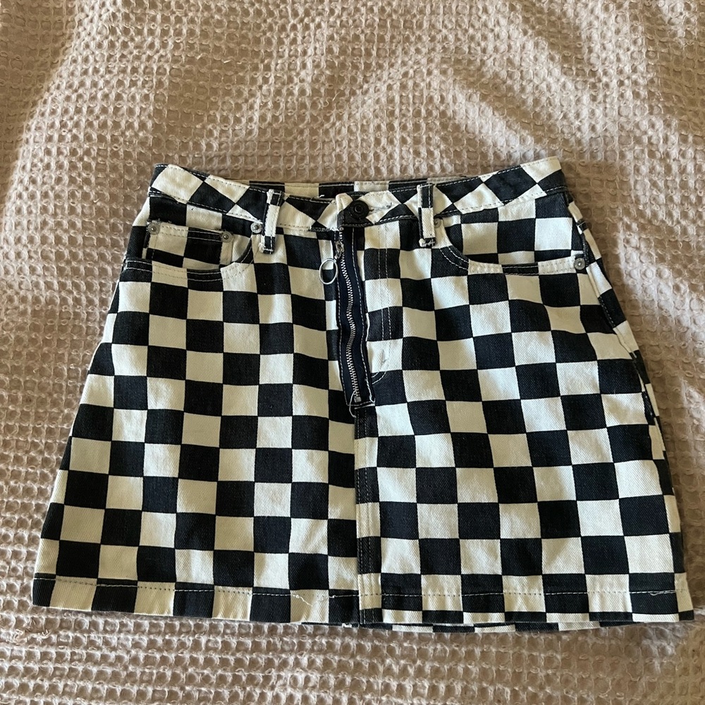 Urban Outfitters Checkered Mini Skirt